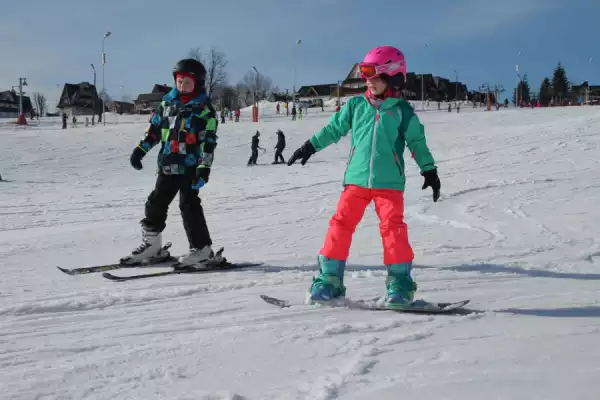 Poronin Pierwsze kroki z nartami - Zimowisko dla początkujących - Karnety w cenie