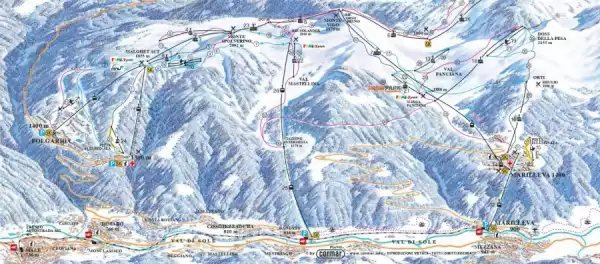  Obóz narciarski dla młodzieży w sercu Dolomitów